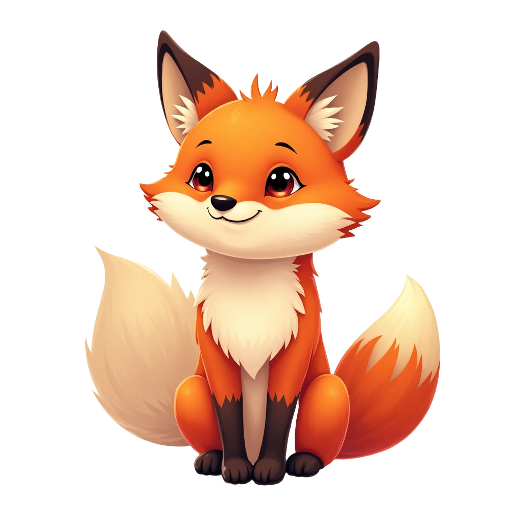 Cute Cartoon Fox